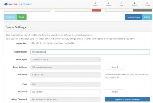 myradiostream settings